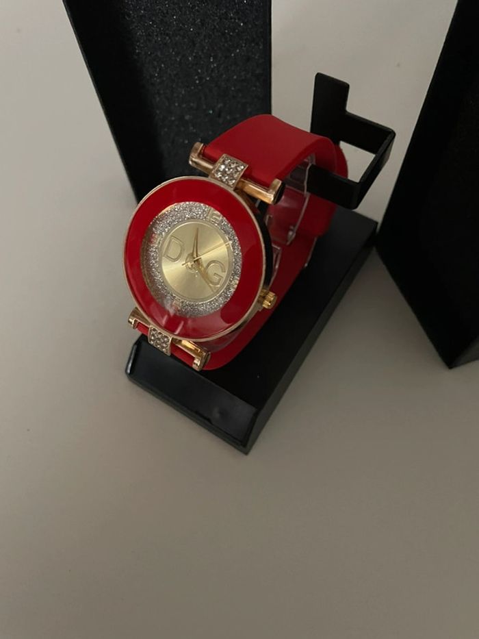 Montre femme rouge DG - photo numéro 3