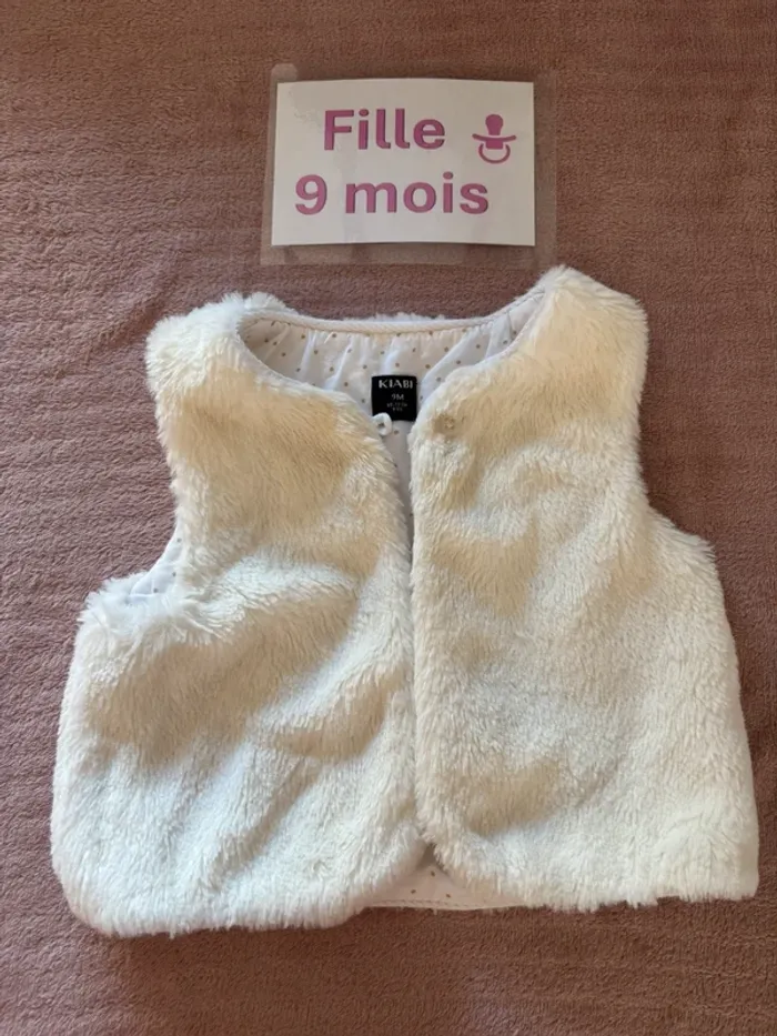 Gilet sans manches 9 mois