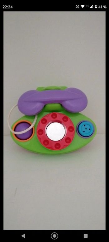 Téléphone d'éveil vintage