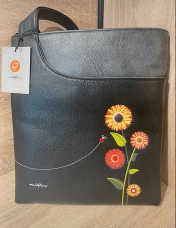 Sac à bandoulière Motif Tournesols & Coccinelle 🌻
