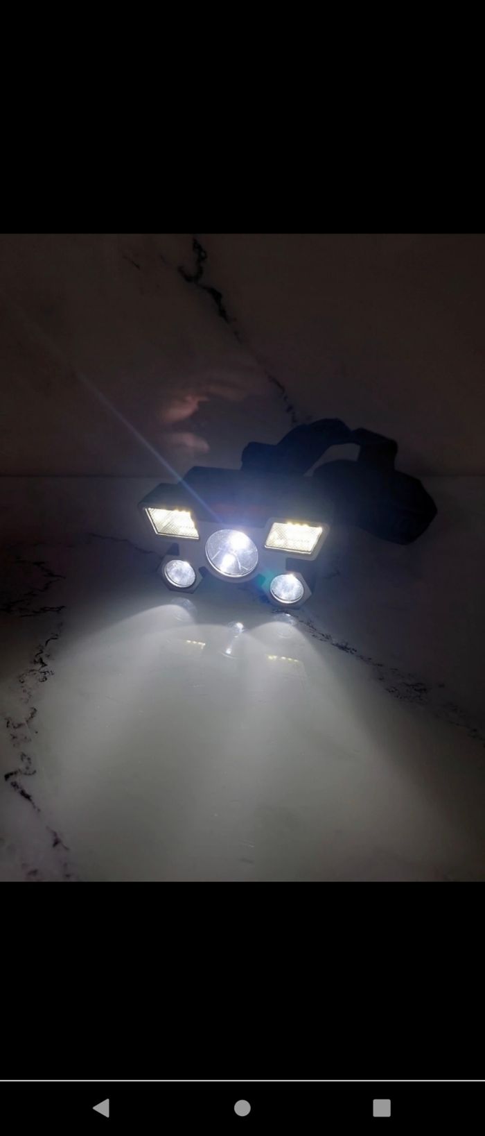 Lampe frontale LED ultra puissante rechargeable – multi modes - photo numéro 6