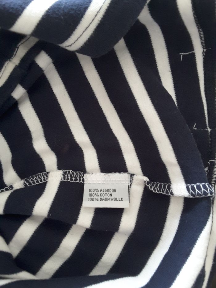 Tee shirt marin – Manches longues – Sémaphore – M – 100% coton - photo numéro 5