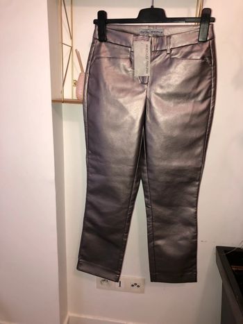 🌼Pantalon droit en simili cuir Ashley Brooke🌼