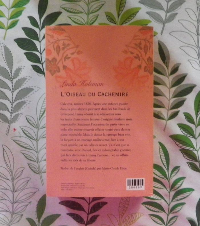 L'Oiseau du Cachemire de Linda Holeman Ed. France Loisirs couv souple - photo numéro 2