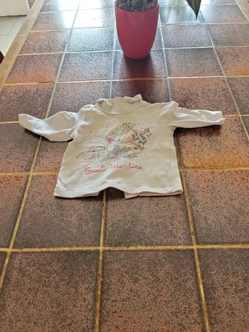 Tee shirt manches longues col roulé Winnie l'ourson et ses amis