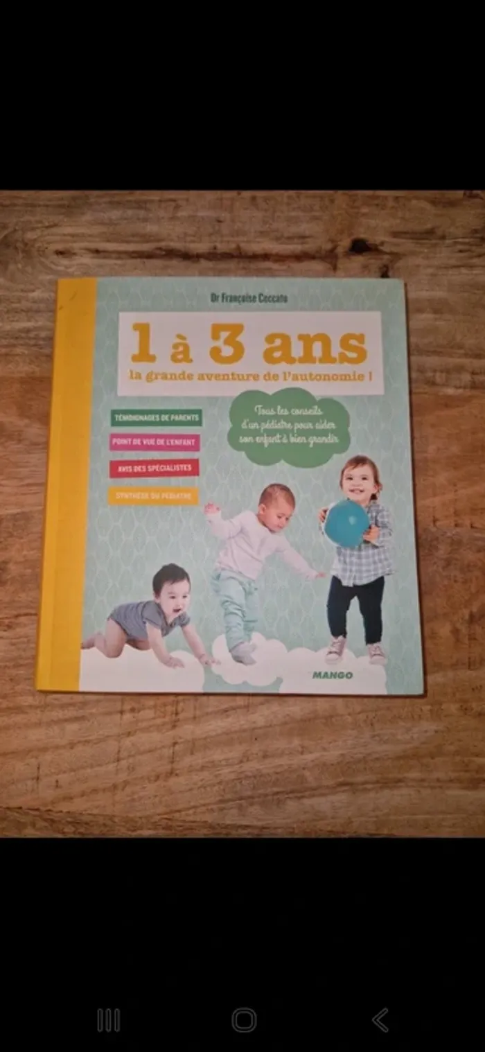 Livre 1 à 3 ans – La grande aventure de l’autonomie