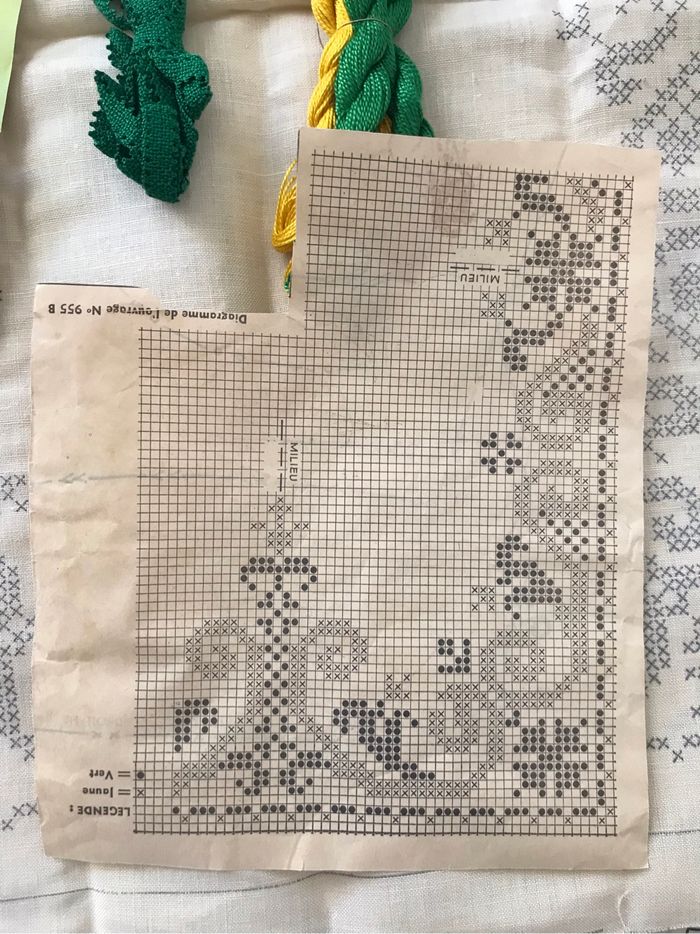 Kit broderie pour napperon - photo numéro 5