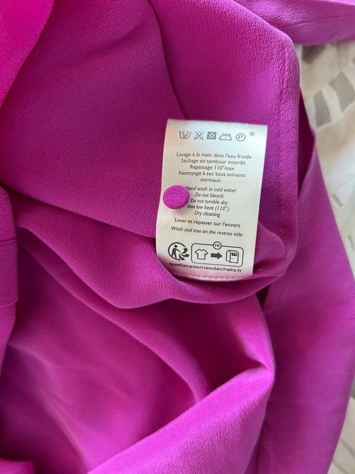 Chemise Sézane Ann rose fuchsia T. 42 neuve - photo numéro 9