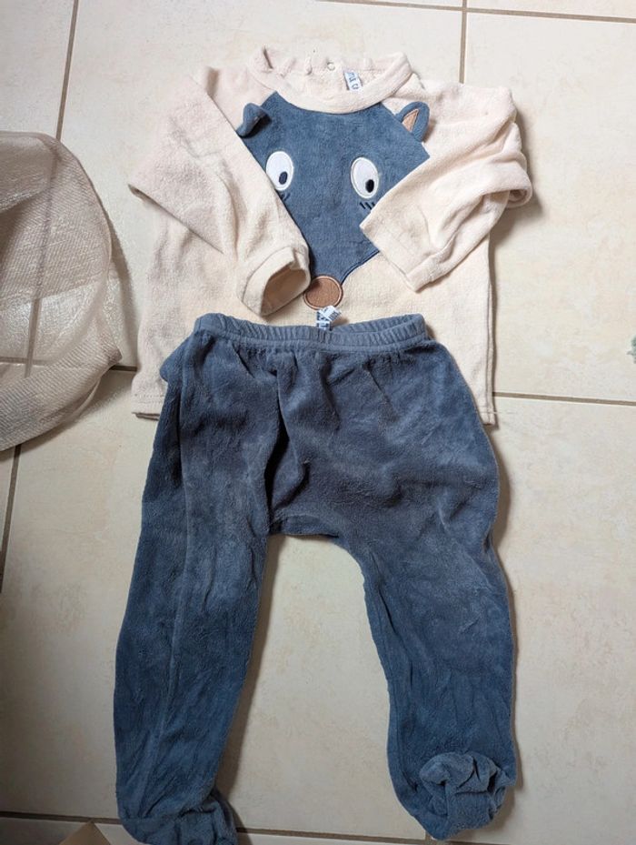 Pyjama velours 2 Pièces - photo numéro 2