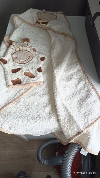 Sortie bain+gant girafe