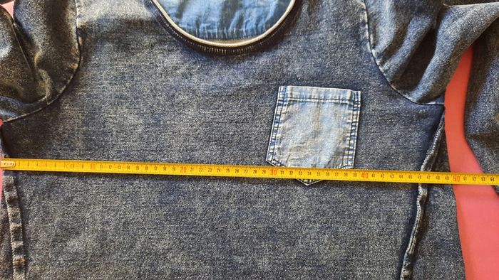 Sweat jean bleu taille S - photo numéro 8