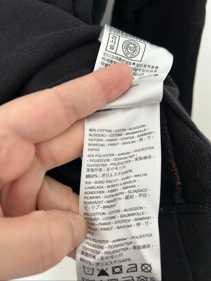 Sweat noir molletonné à capuche levi’s L - photo numéro 7