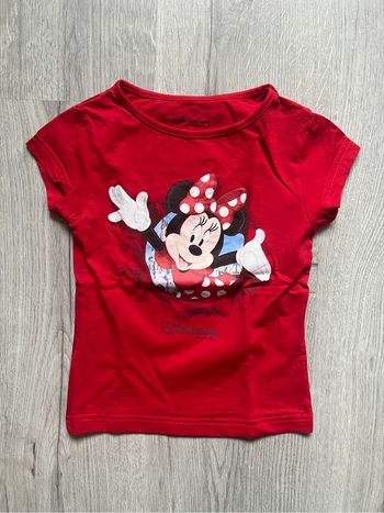 T shirt manches courtes Minnie Disney fille 5 ans