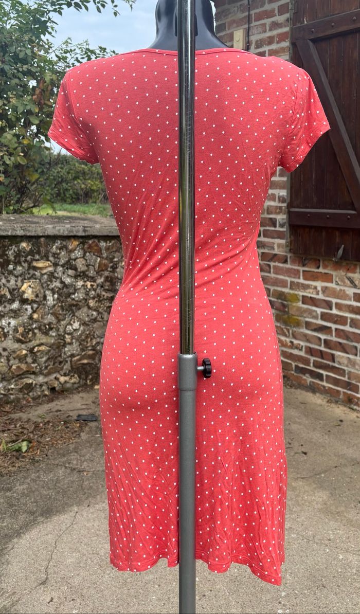 📌 Robe rouge à pois Bronzini – Taille 36 - photo numéro 5
