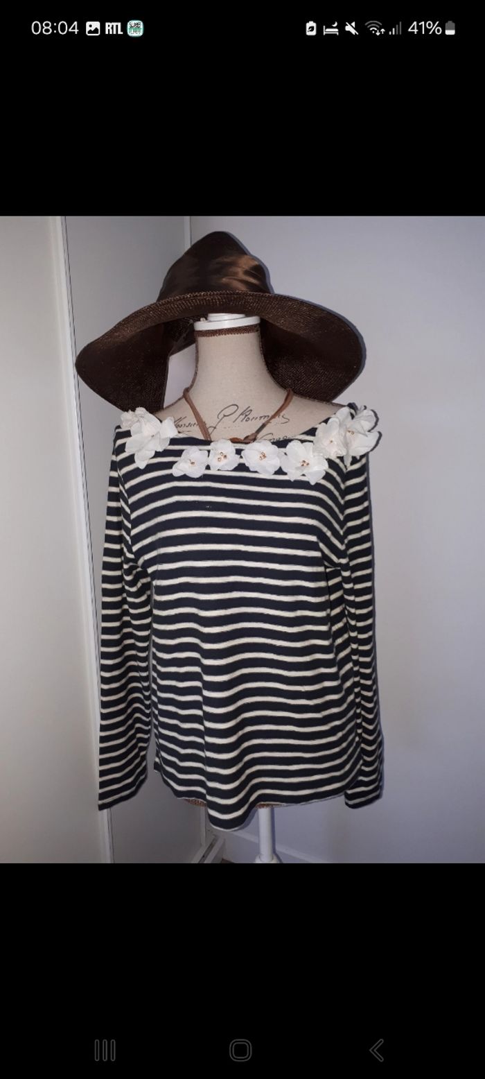 Pull sweat coton Leon & Harper taille M - photo numéro 2