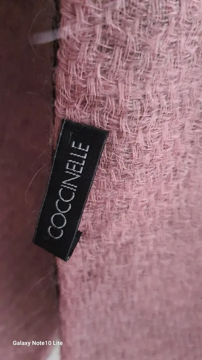 Grande écharpe double face "Coccinelle" - photo numéro 4