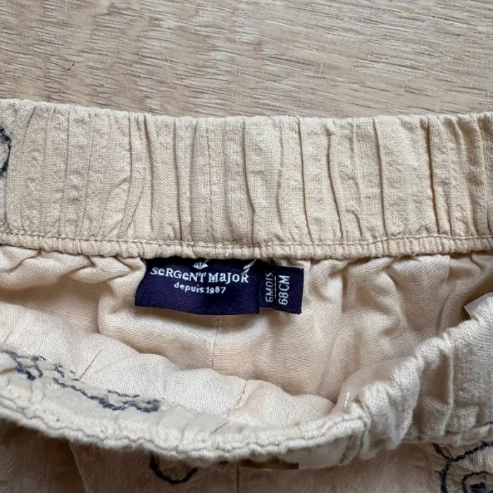 Ensemble Sergent Major chemise et short 6 mois neuf jamais porté - photo numéro 5