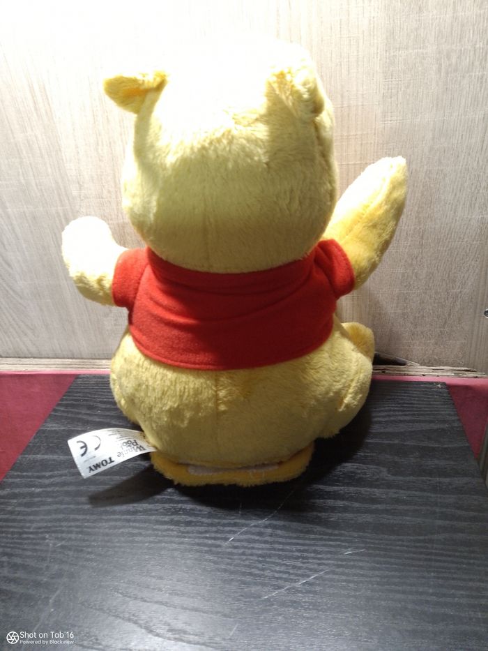 Doudou peluche de Winnie l'ourson et son bébé - photo numéro 2