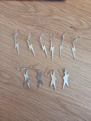 Lot de 6 paires de boucles d'oreilles💎