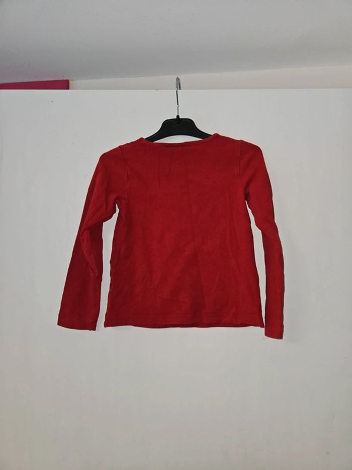 Tee-shirt manche longue fille Disney Minnie 6 ans - photo numéro 3