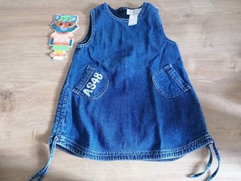 Robe en jean/denim taille 18 mois Edeis #espanolitinafille18mois