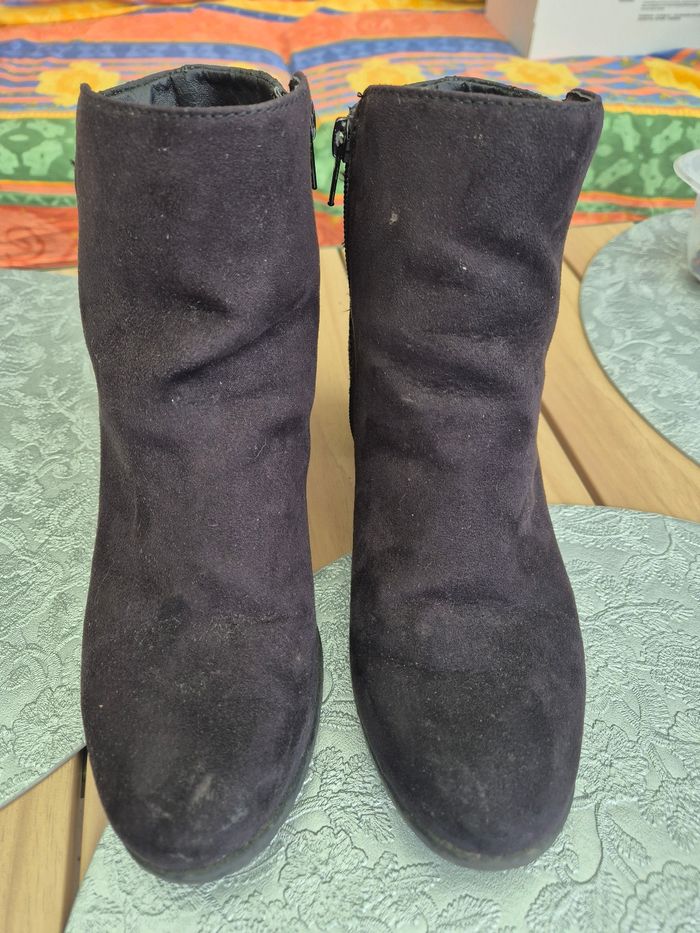 Bottines  daim