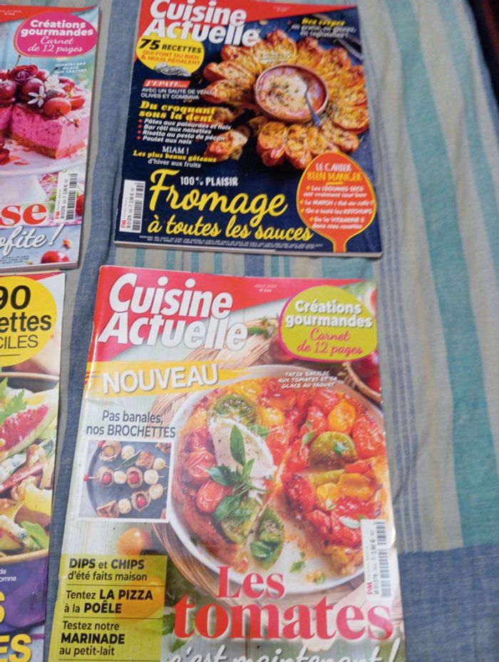 Lot 8 magazines Cuisine actuelle TBE - photo numéro 5