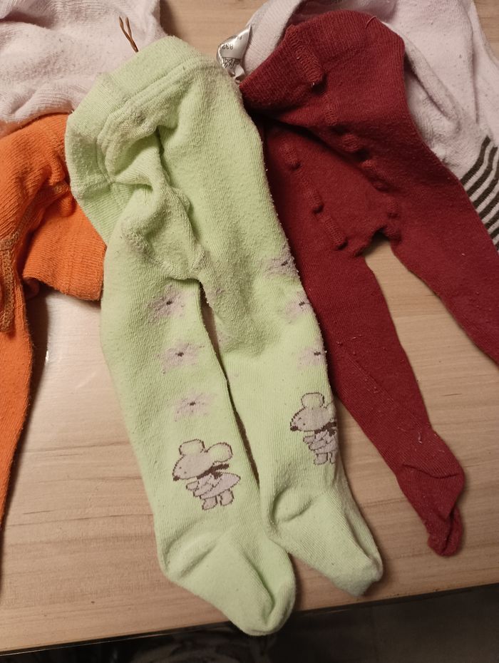 Lot de 5 collant 0/3mois - photo numéro 6