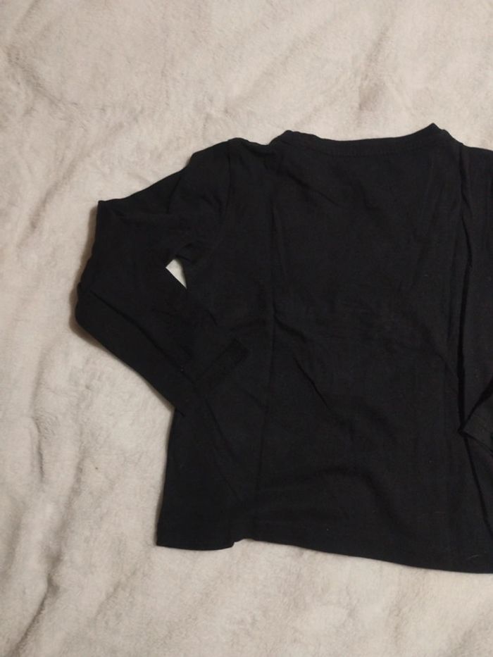 T-shirt manches longues noir Monstre - photo numéro 7