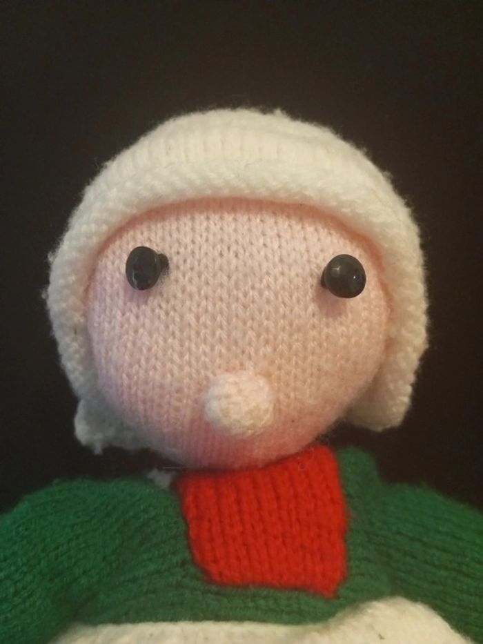 Bécassine en laine crochet, 45 cm - photo numéro 2