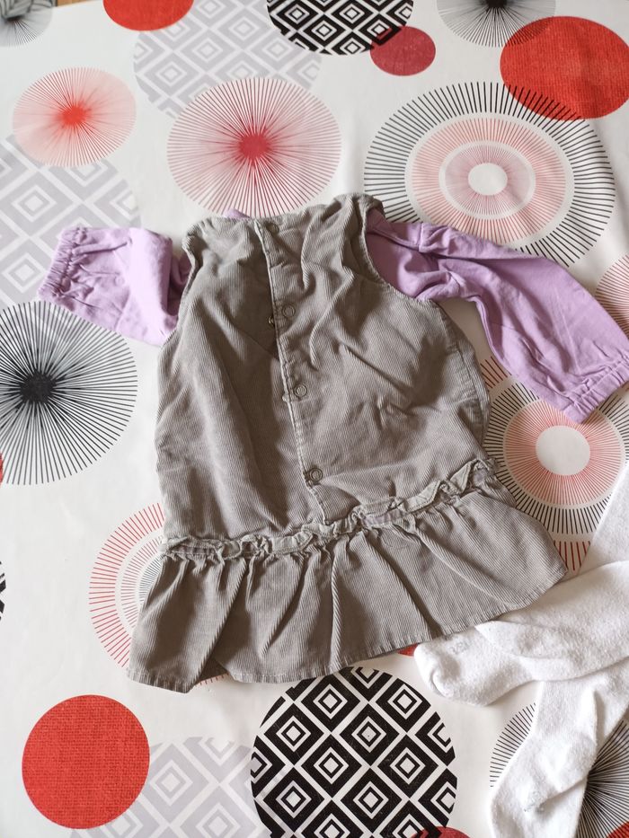 Tenue ensemble robe Taille 3 mois - photo numéro 4