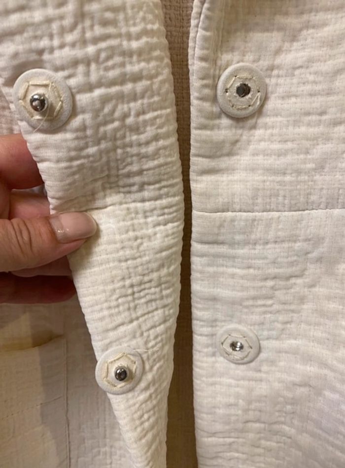 Jolie veste manteau crème Sinequanone taille 36 - photo numéro 3