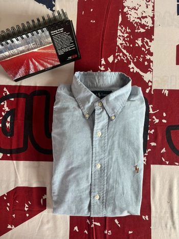 Chemise Ralph Lauren taille Xl/xxl manche 3/4 bleu clair