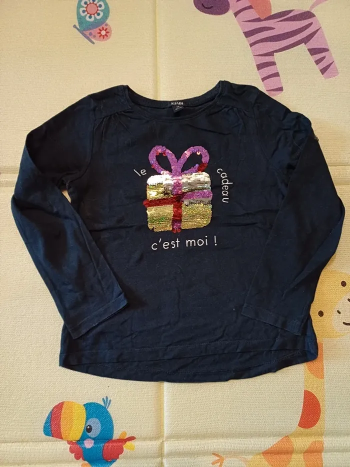 Lot 6 t-shirt manches longues 5 ans - photo numéro 2