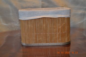 Panier de rangement en bambou