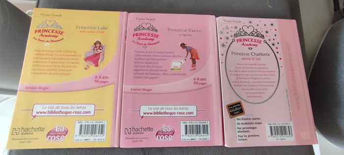 Lot 3 livres princesse academy - photo numéro 2