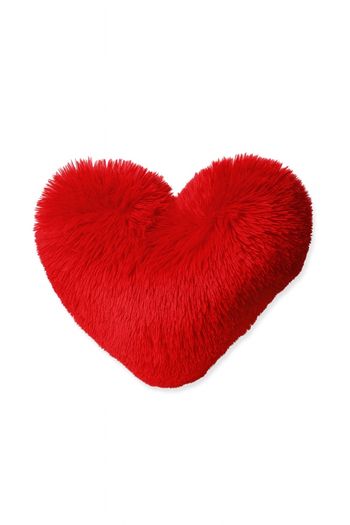 Coussin Rouge en Velours – Élégant, Doux & Très Bon État !