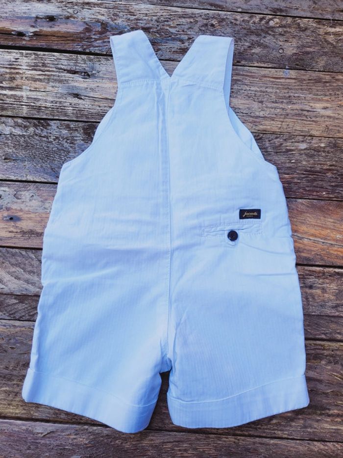 Superbe salopette short blanche Jacadi 12 mois (1an) - photo numéro 5