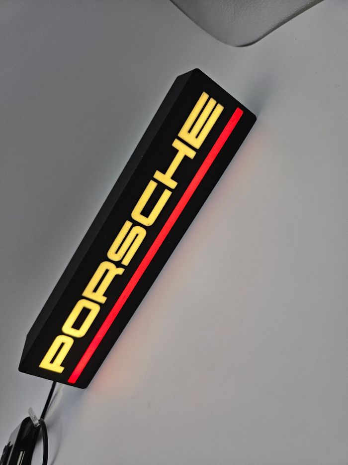 Lampe lumineuse à led porsche - photo numéro 5