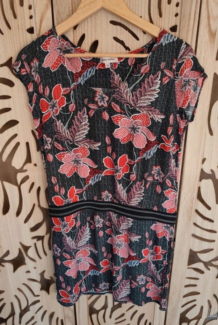 Robe imprimée fleurs bande élastique T 36 Grain de malice - photo numéro 10