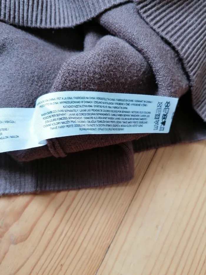 Robe pull taupe - photo numéro 3