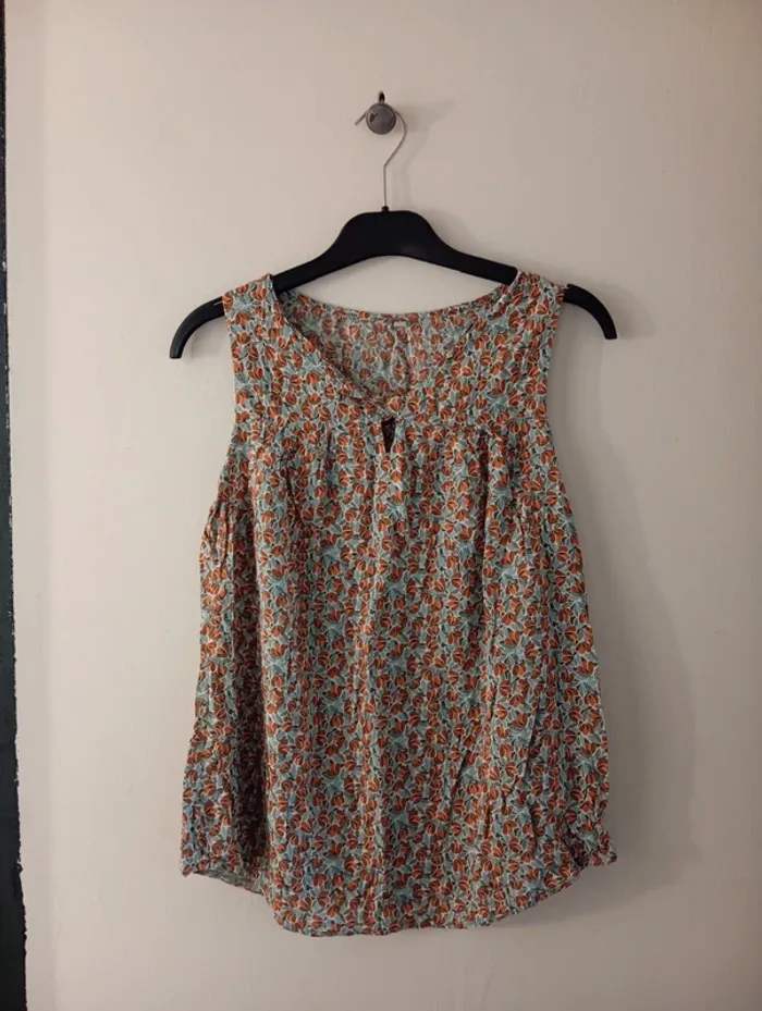 Blouse légère à motifs, en taille L/40