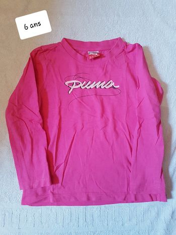 T-shirt puma 6 ans