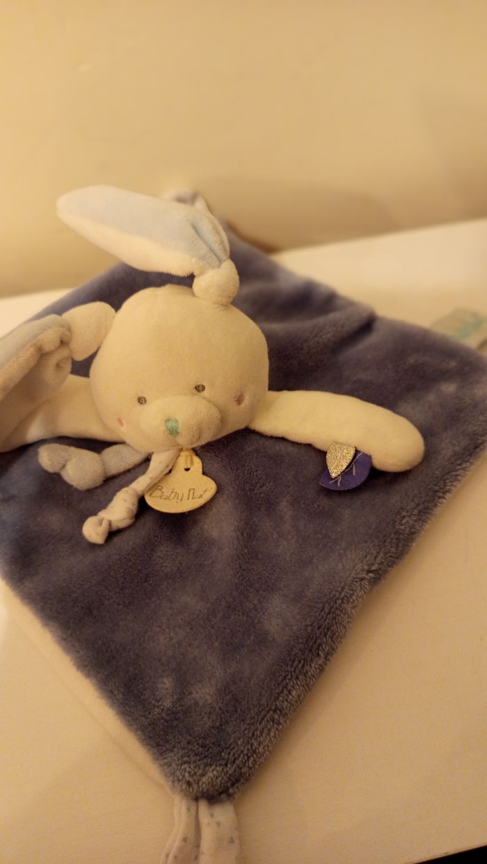 Doudou baby nat bleu - photo numéro 2