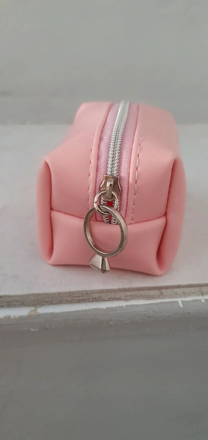 Mini porte monnaie rose neuf - photo numéro 4