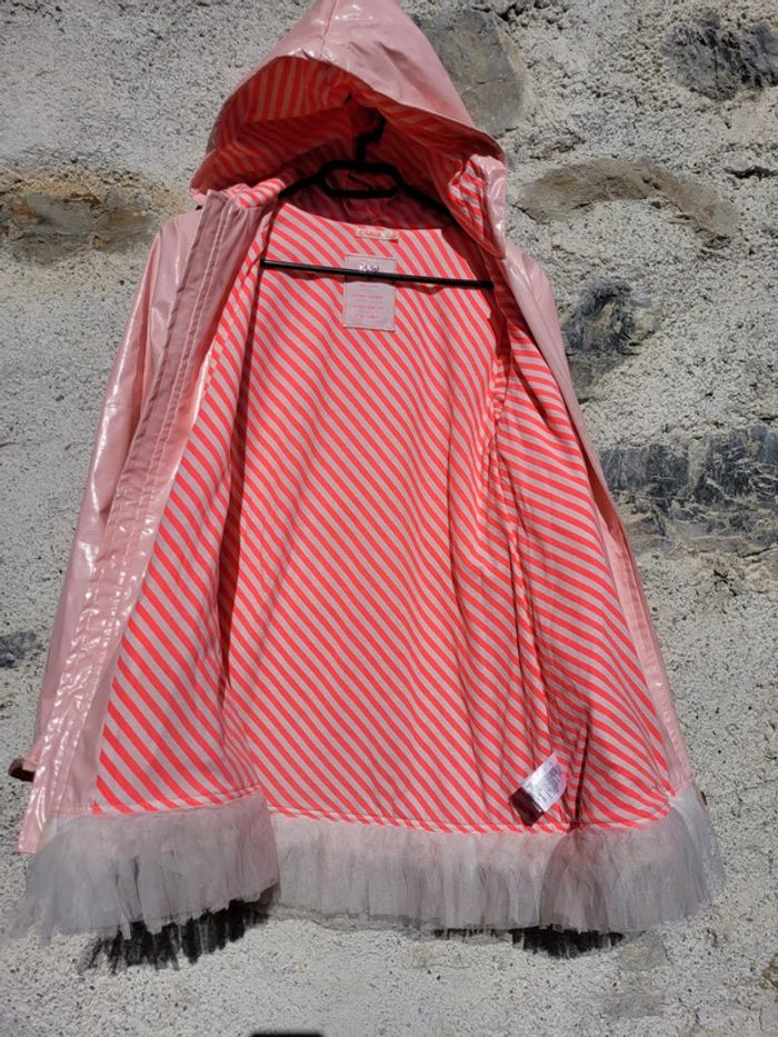 Superbe veste imperméable Billieblush, rose bonbon 🍬, 12 ans - photo numéro 8
