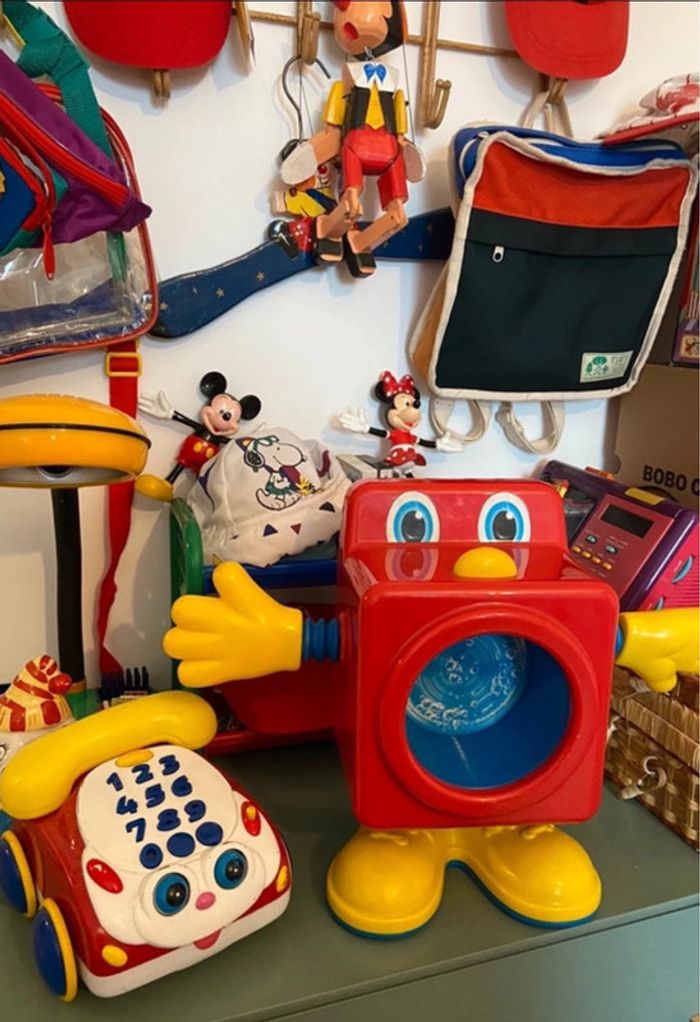 Jouet vintage décoratif machine à laver - photo numéro 3