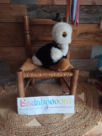 Peluche autruche Nounours vintage tbe