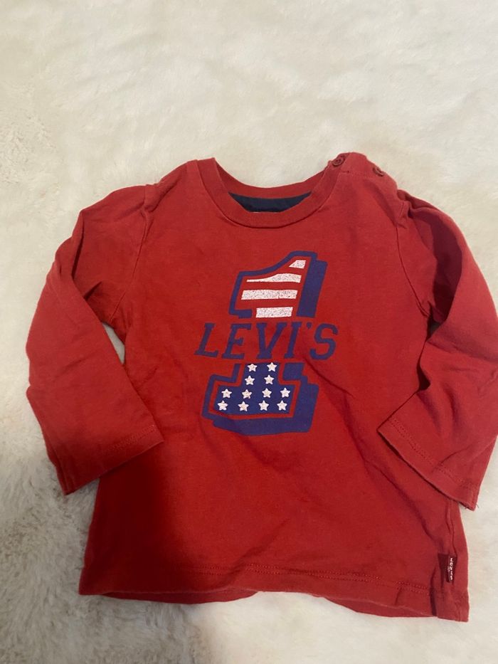T-shirt manches longues Levi’s – Taille 18 mois – TBE🛑 - photo numéro 3
