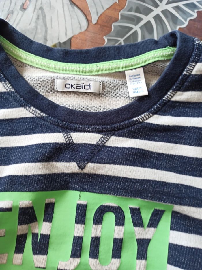 Lot de 3 : 2t shirt et un pull leger - photo numéro 4